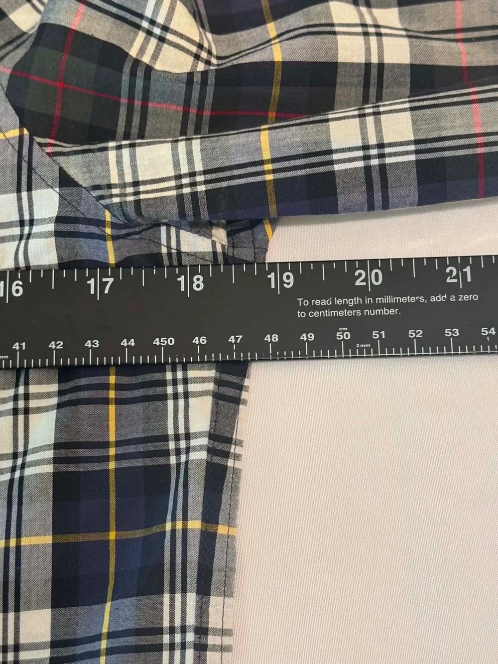 J. Crew Women Navy, White and Red Plaid Button-Down Shirt Cotton Size S